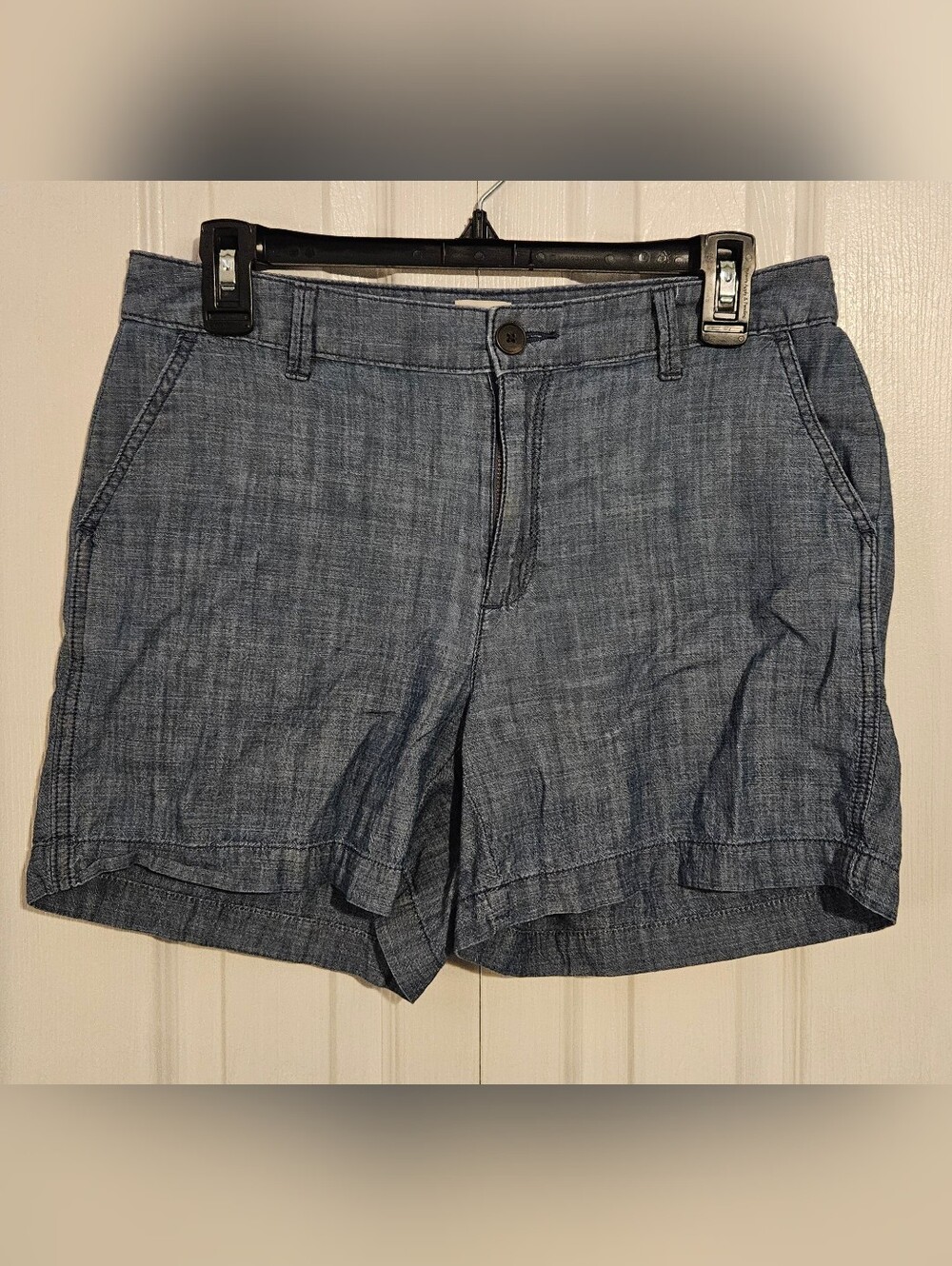 Women's Chambray Shorts - Blue
